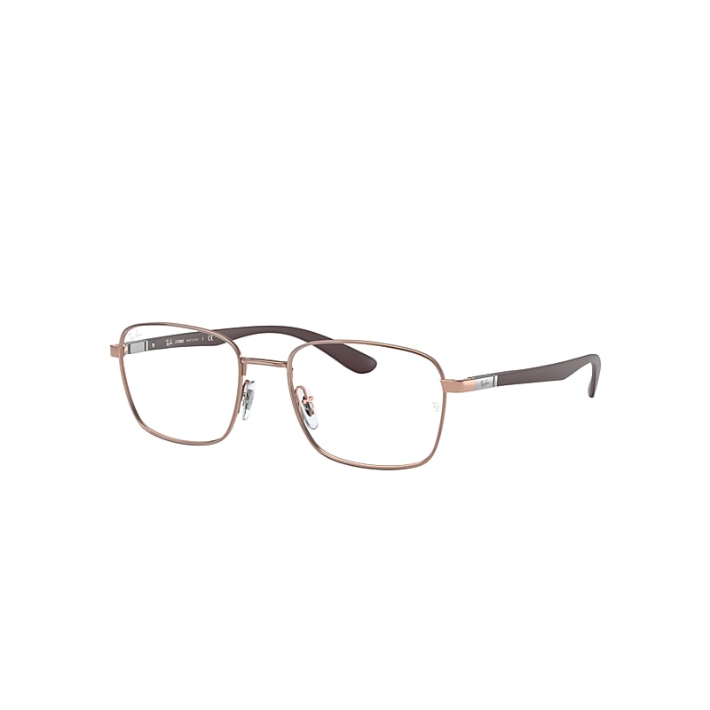 Ray-Ban Rb6478 Optics Eyeglasses Purple/reddish Frame Clear Lenses 53-18