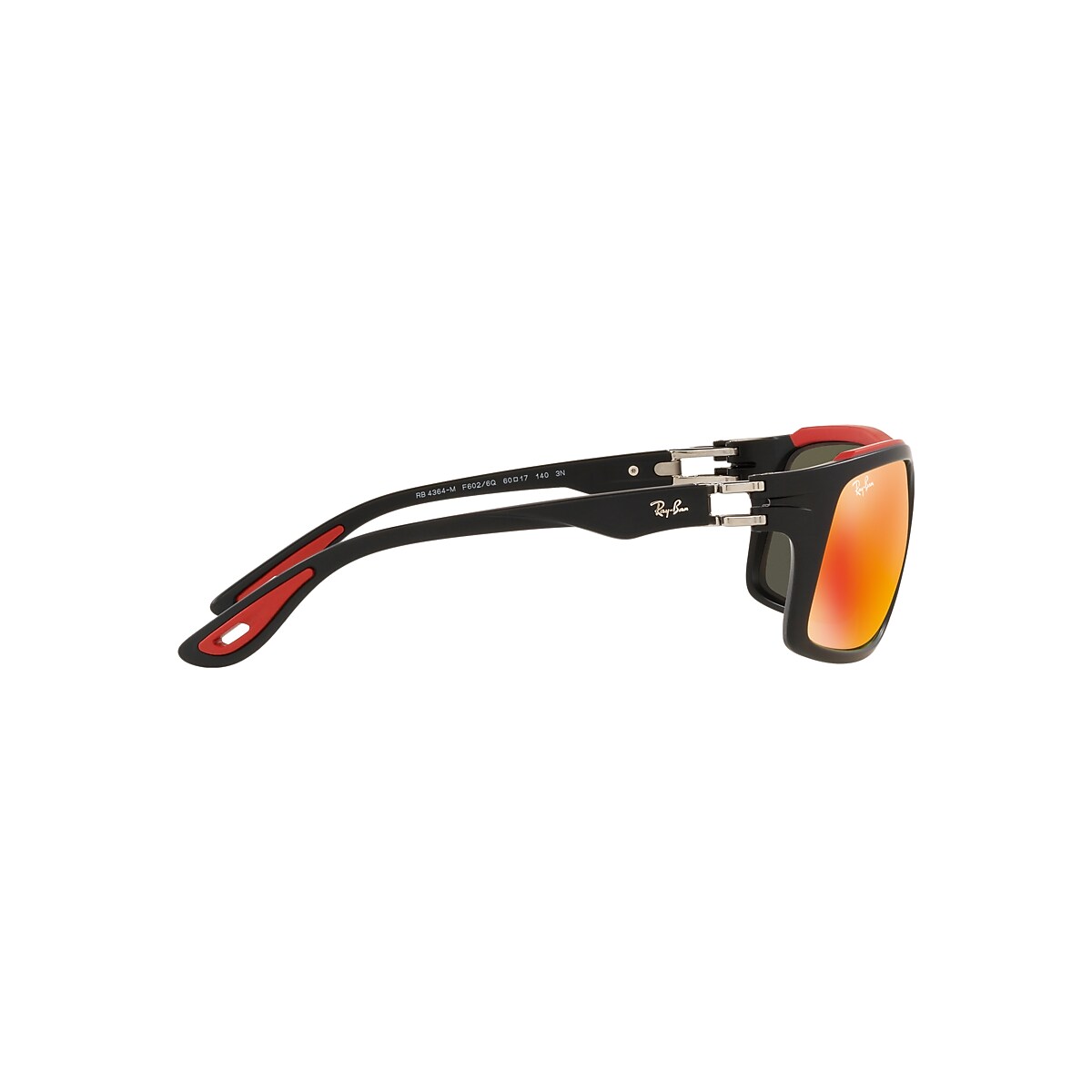 RB4364M SCUDERIA FERRARI COLLECTION Sunglasses in Black and Red