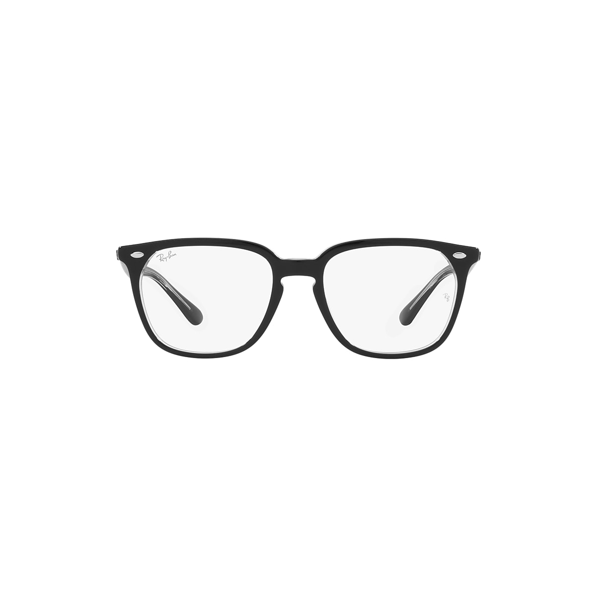 RB4362 OPTICS Eyeglasses with Black On Transparent Frame - RB4362V