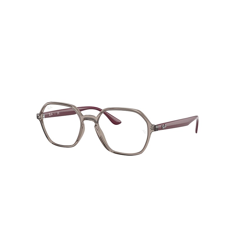 Ray-Ban Rb4361 Optics Eyeglasses Bordeaux Frame Clear Lenses 54-18