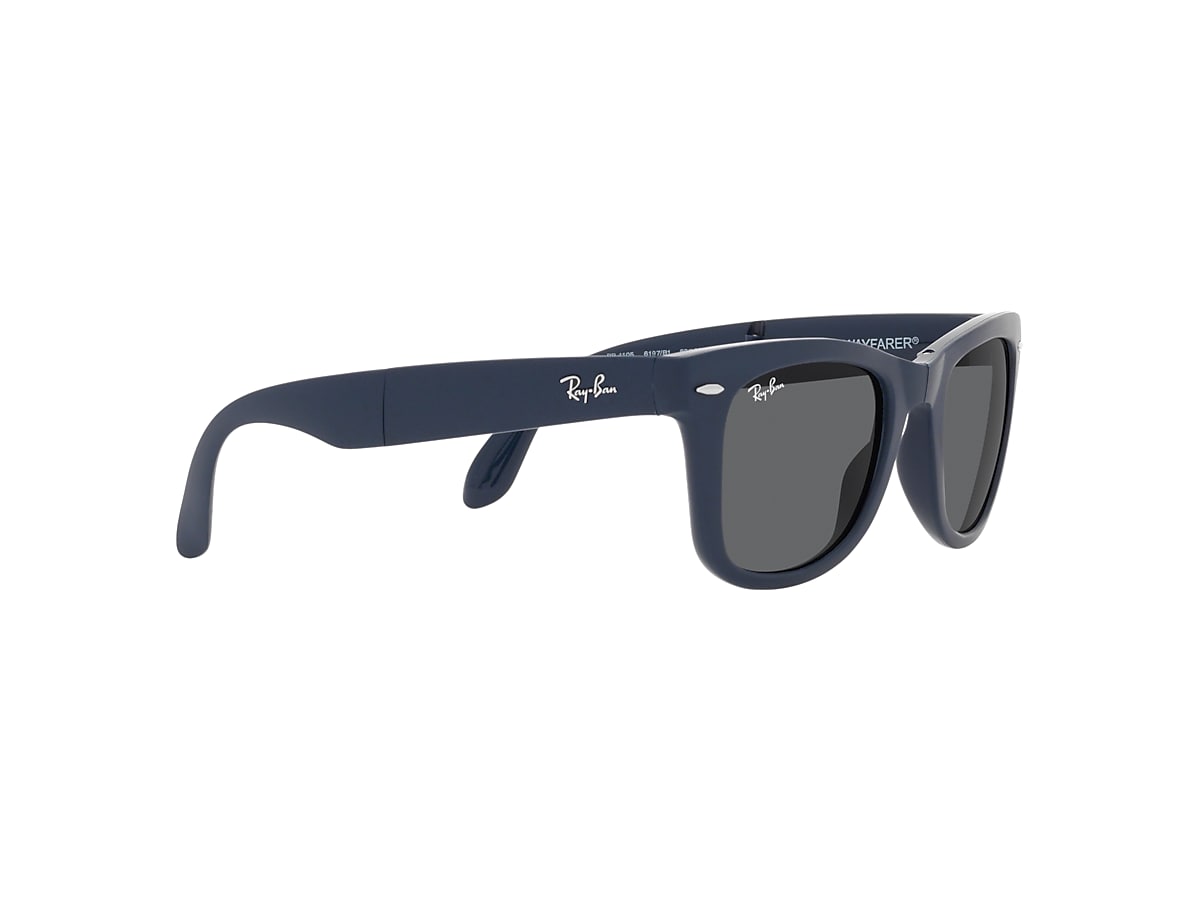 WAYFARER FOLDING CLASSIC Sunglasses in Blue and Grey - RB4105 
