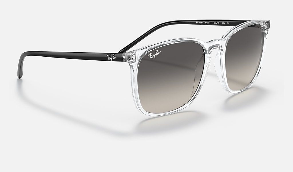 Rb4387 Sunglasses in Transparent and Grey | Ray-Ban®