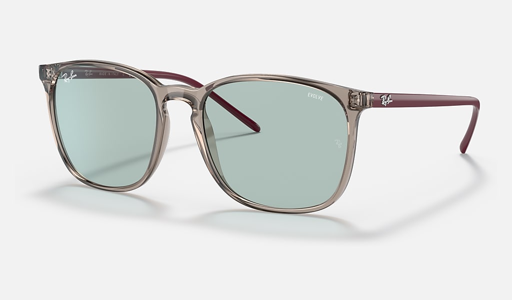 Rb4387 Evolve Sunglasses in Transparent Grey and Green Photochromic | Ray- Ban®
