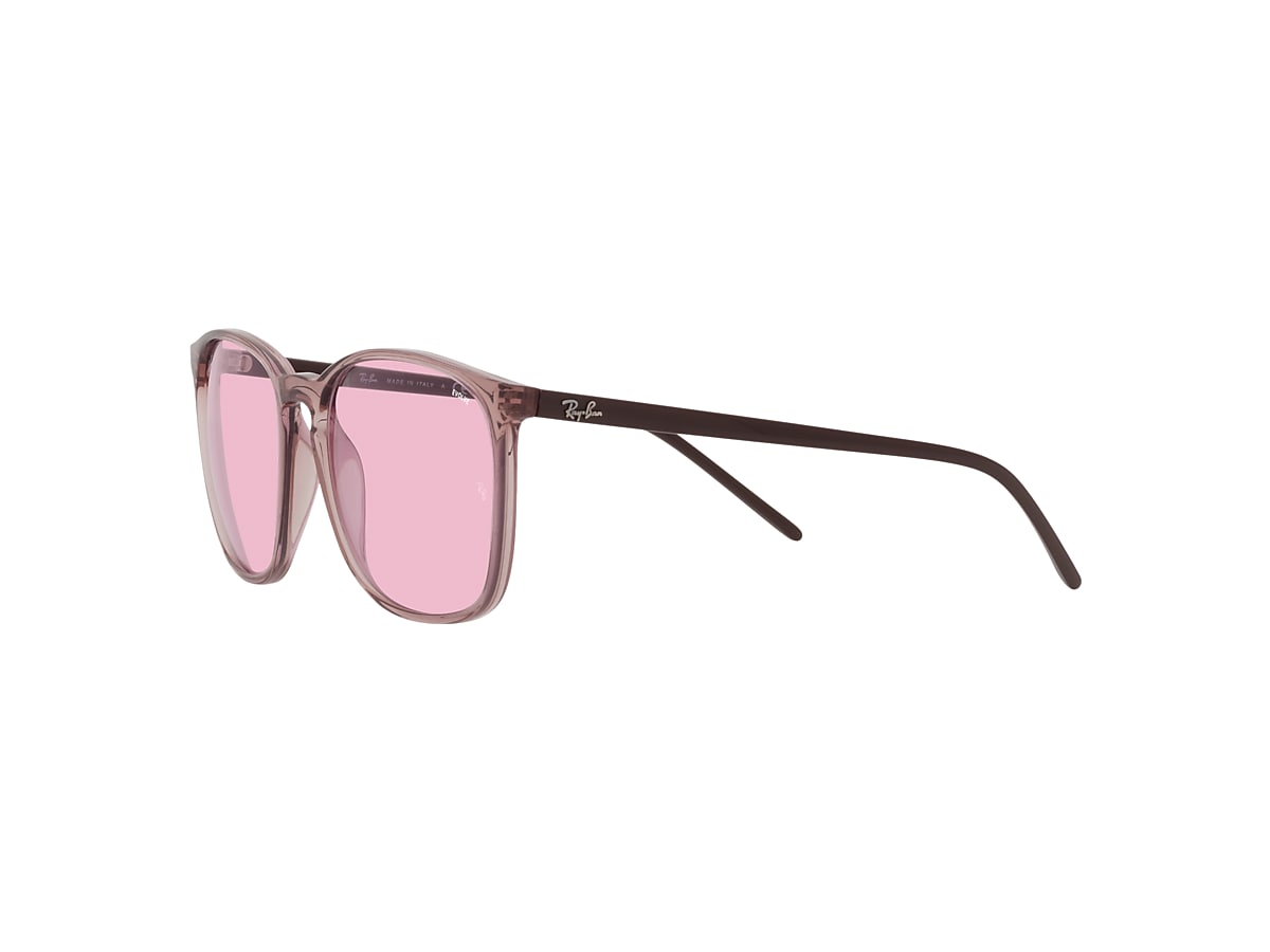 RB4387 EVOLVE Sunglasses in Transparent Violet and Pink