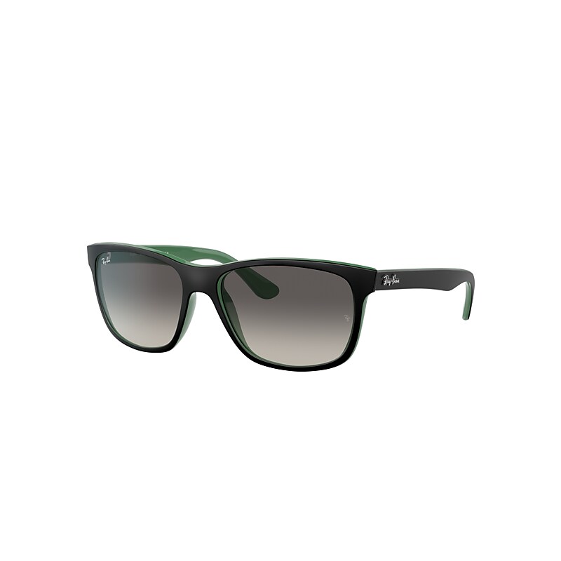 Ray-Ban Rb4181 Sunglasses Matte Black Frame Grey Lenses 57-16