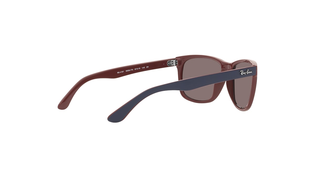 RB4181 Sunglasses in Blue On Brown and Violet - RB4181 | Ray 