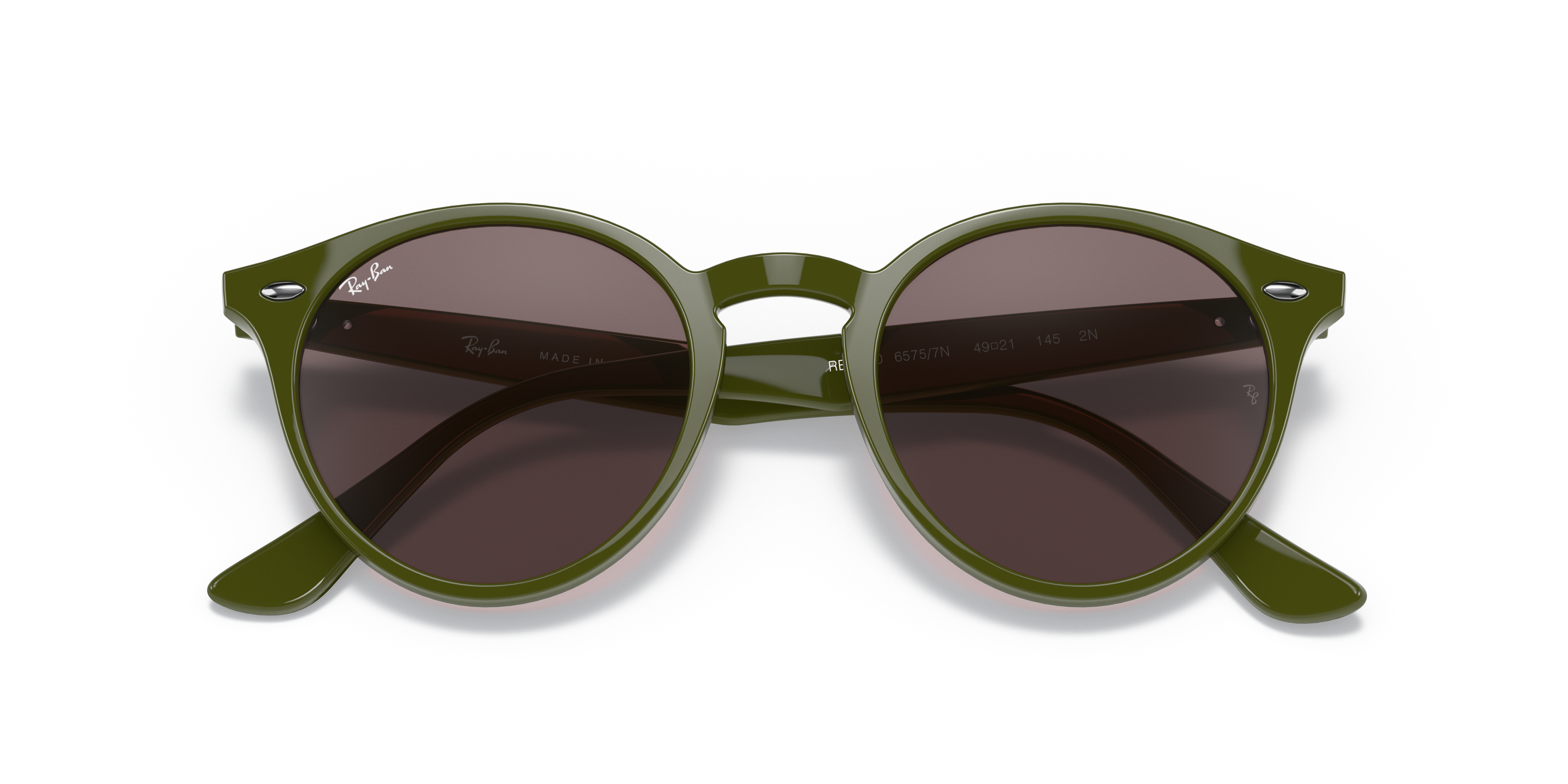 ray ban round plastic sunglasses