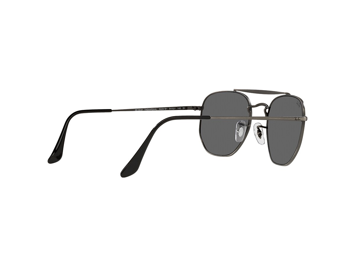 MARSHAL ANTIQUED Sunglasses in Gunmetal and Dark Grey - RB3648