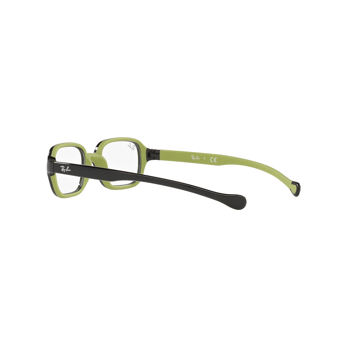 RB9074 OPTICS KIDS Eyeglasses with Black On Green Frame