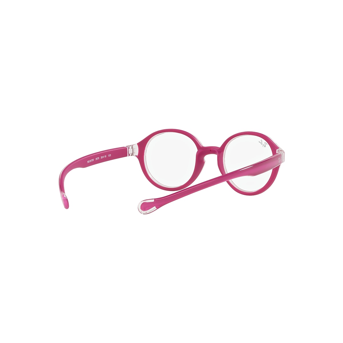 RB9075 OPTICS KIDS Eyeglasses with Transparent On Fuxia Frame