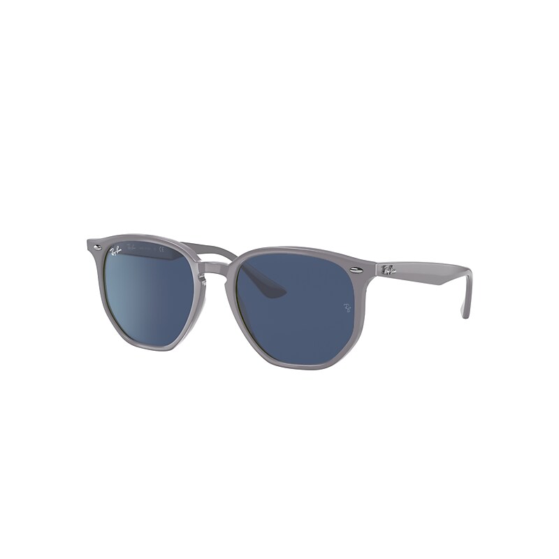 Ray-Ban Rb4306 Sunglasses Grey Frame Blue Lenses 54-19 product image