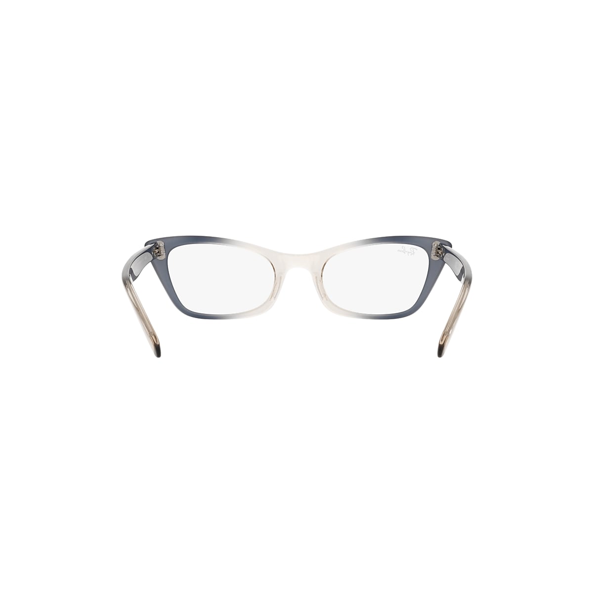 LADY BURBANK OPTICS Eyeglasses with Transparent Blue Frame