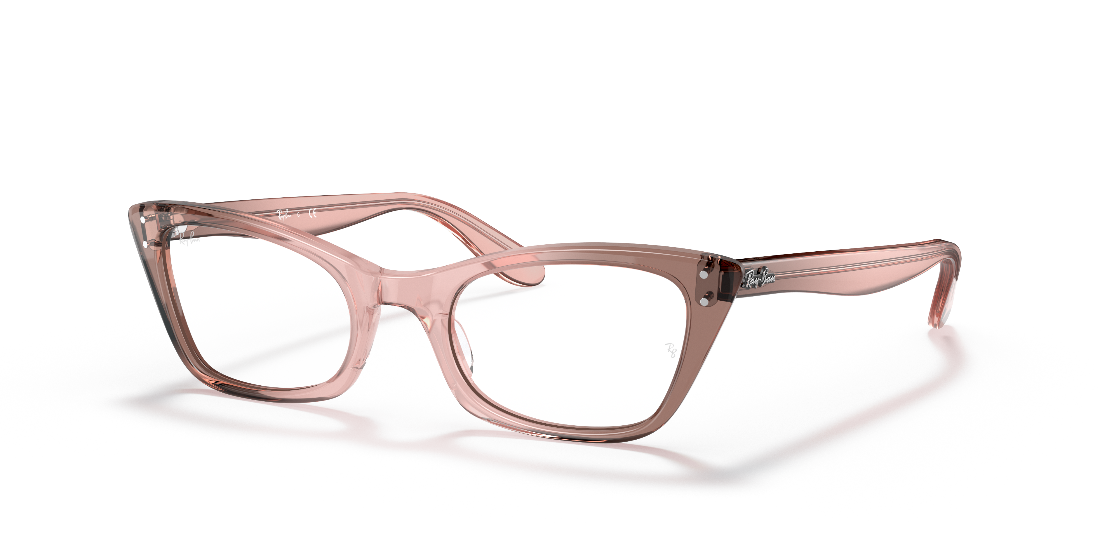 Lady Burbank Optics Eyeglasses with Transparent Pink Frame | Ray-Ban®