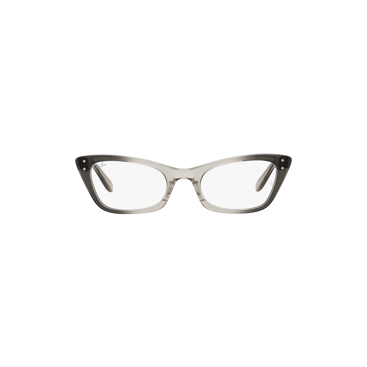 LADY BURBANK OPTICS Eyeglasses with Transparent Grey Frame