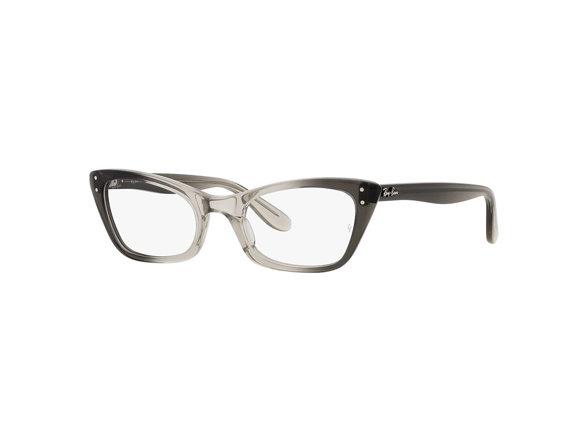 LADY BURBANK OPTICS Eyeglasses with Transparent Grey Frame