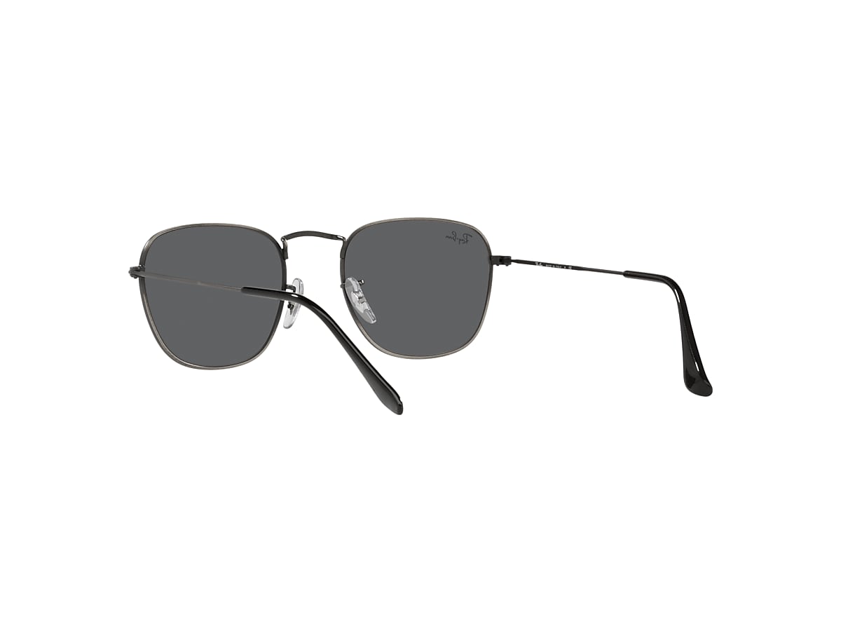 Enjuague bucal intercambiar malicioso FRANK ANTIQUED Sunglasses in Gunmetal and Dark Grey - RB3857 | Ray-Ban® US