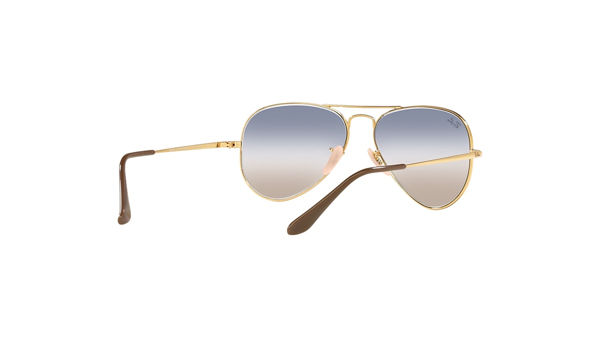 RB3689 BI-GRADIENT Sunglasses in Gold and Blue/Brown - Ray-Ban