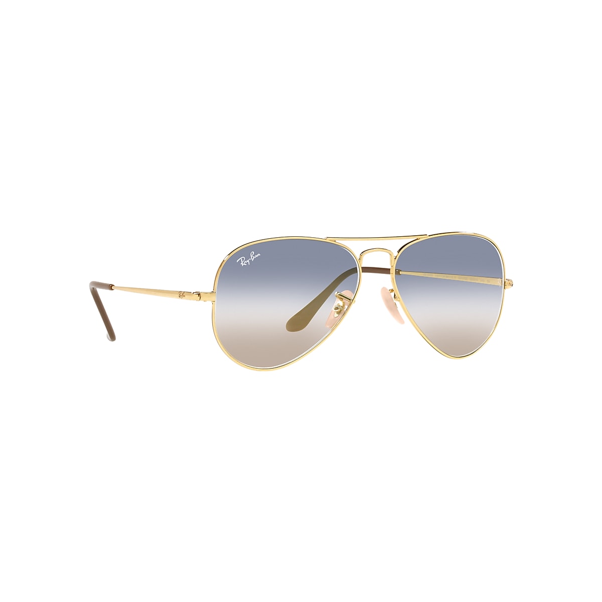 RB3689 BI-GRADIENT Sunglasses in Arista Gold and Blue/Brown