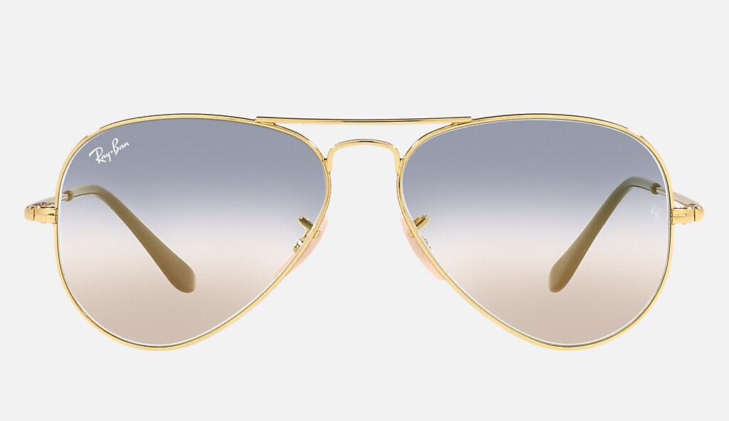 Rb3689 Bi-gradient Sunglasses in Gold and Blue/Brown | Ray-Ban®