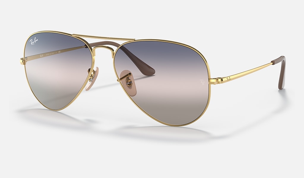 Rb3689 Bi-gradient Sunglasses in Gold and Pink/Blue | Ray-Ban®
