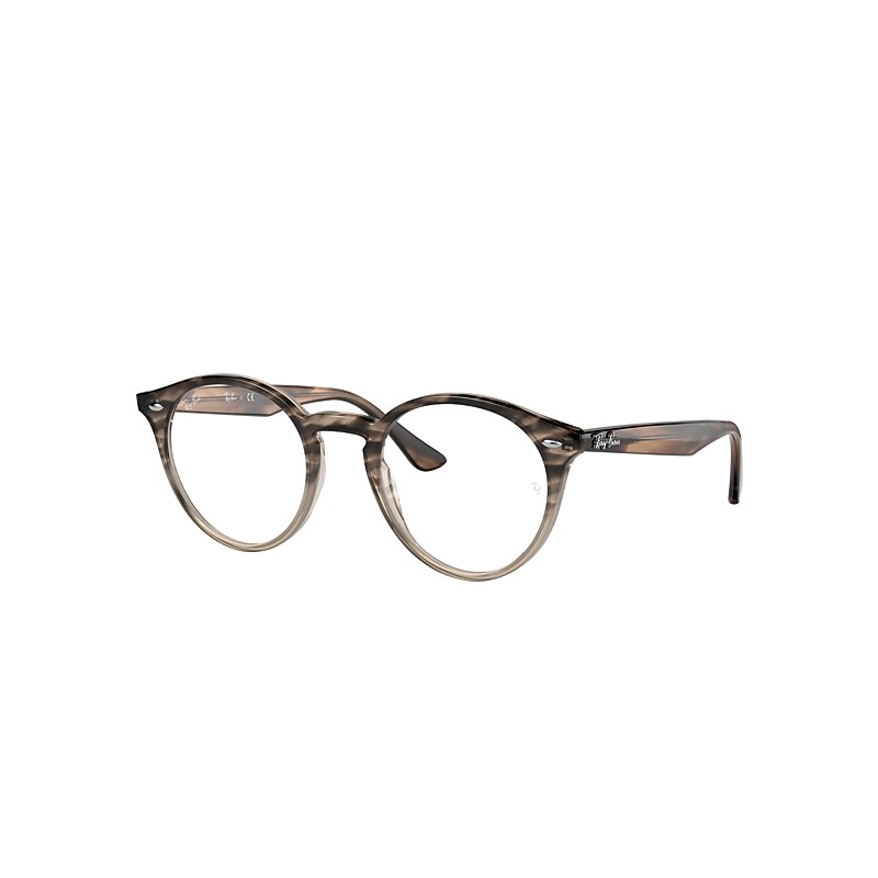 Ray-Ban Rb2180v Optics Eyeglasses Havana Frame Clear Lenses 47-21