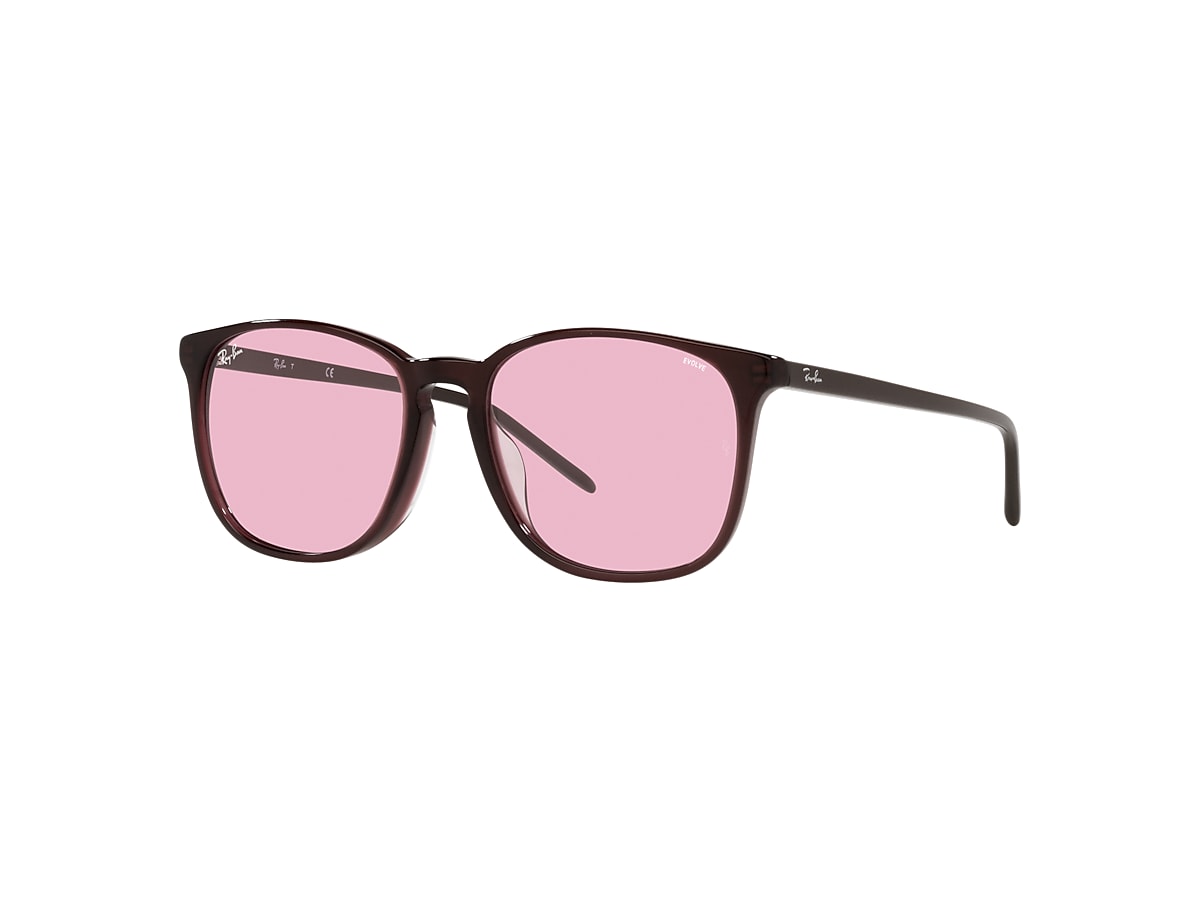 Rb4387 Evolve Sunglasses in Transparent Violet and Pink Photochromic | Ray- Ban®