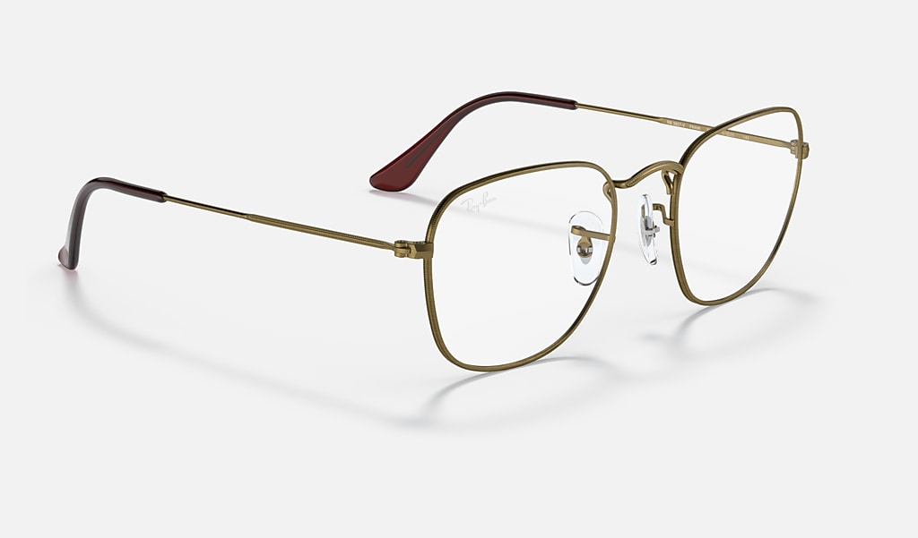 Frank Optics Eyeglasses with Antique Gold Frame | Ray-Ban®