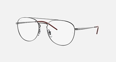 RB6414 OPTICS Eyeglasses with Black On Silver Frame - RB6414