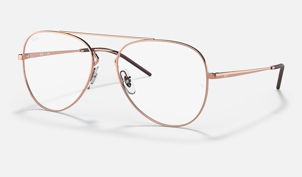 Rb6413 Optics Eyeglasses with Rose Gold Frame | Ray-Ban®