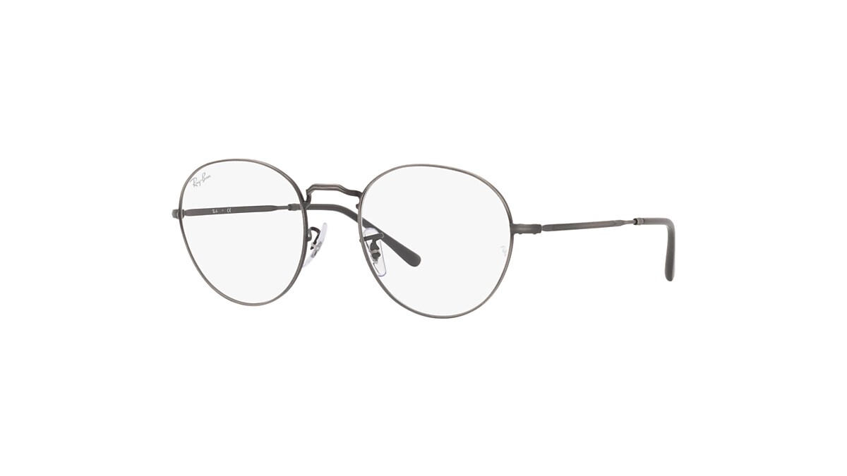 ROUND METAL OPTICS II Eyeglasses with Gunmetal Frame RB3582V