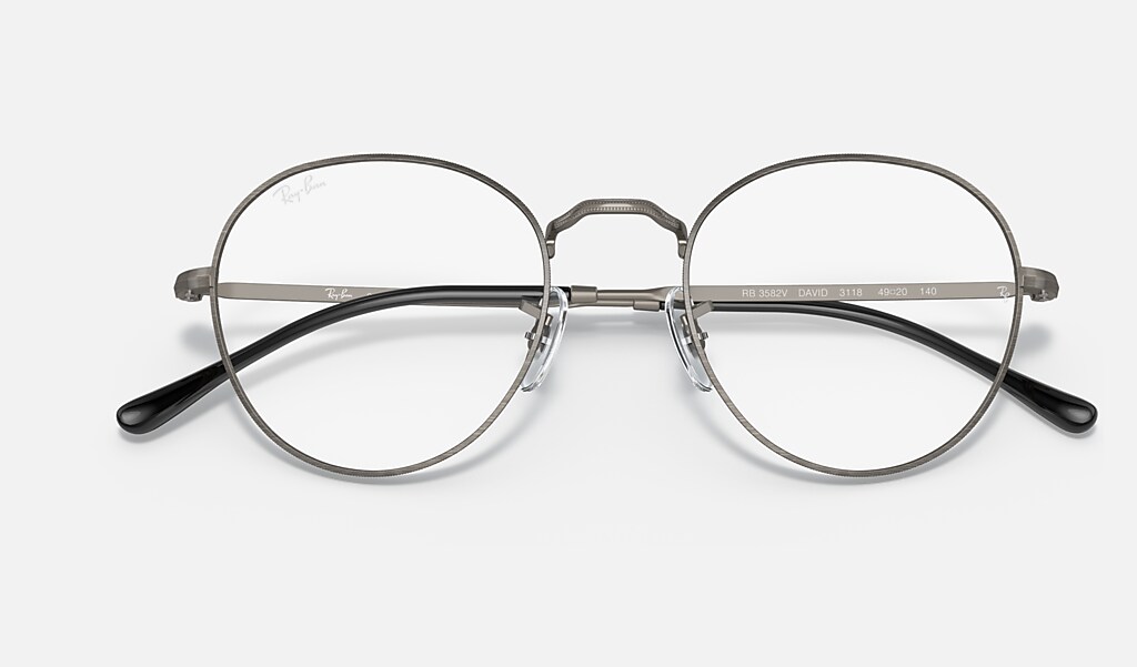 Round Metal Optics Ii Eyeglasses with Gunmetal Frame | Ray-Ban®