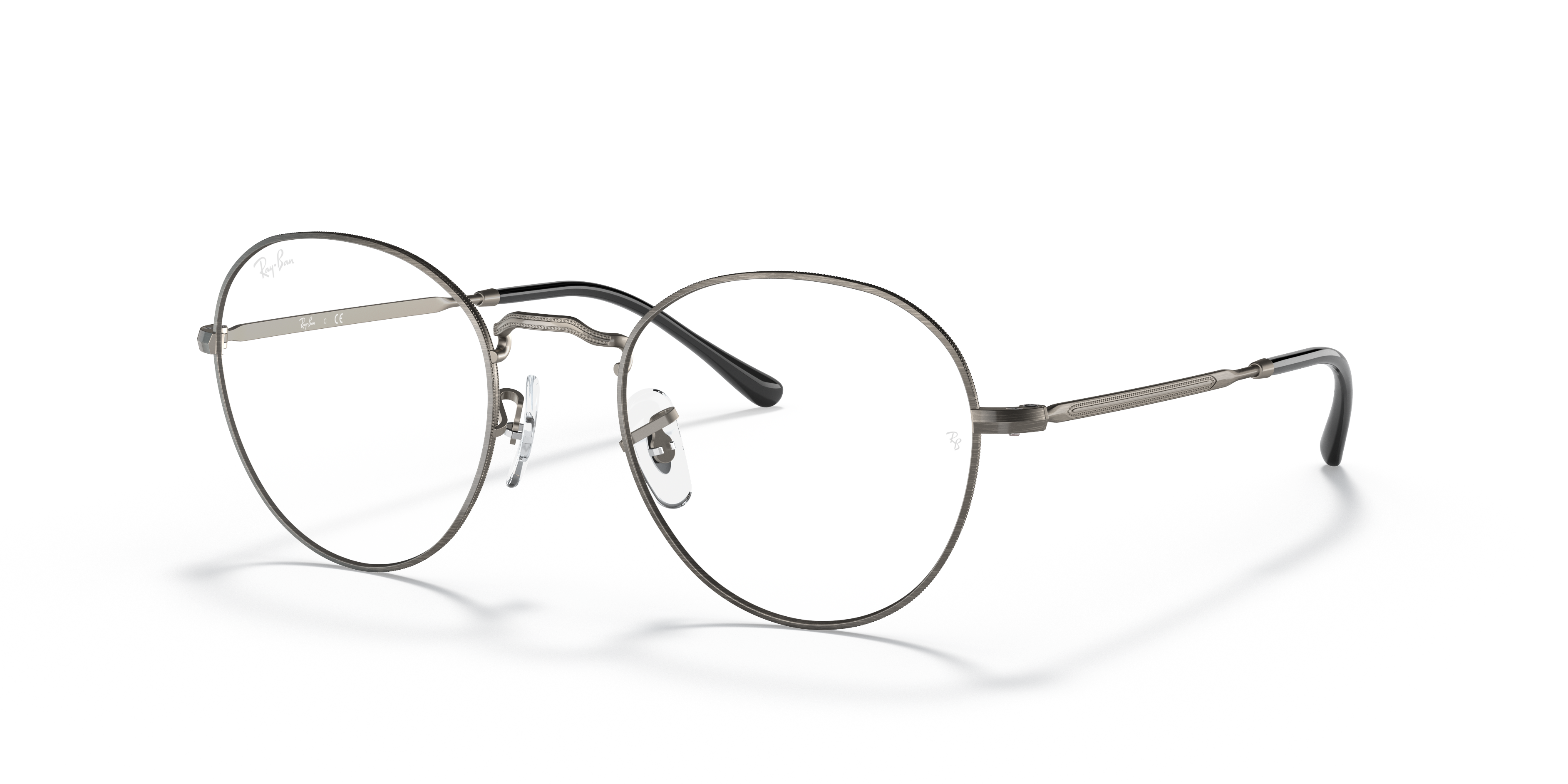 ROUND METAL OPTICS II Eyeglasses with Gunmetal Frame - RB3582V