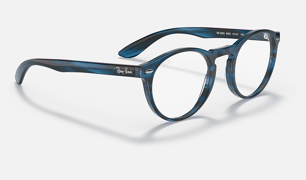 vertalen Vervullen deze Rb5283 Optics brillen met Blauw montuur | Ray-Ban®
