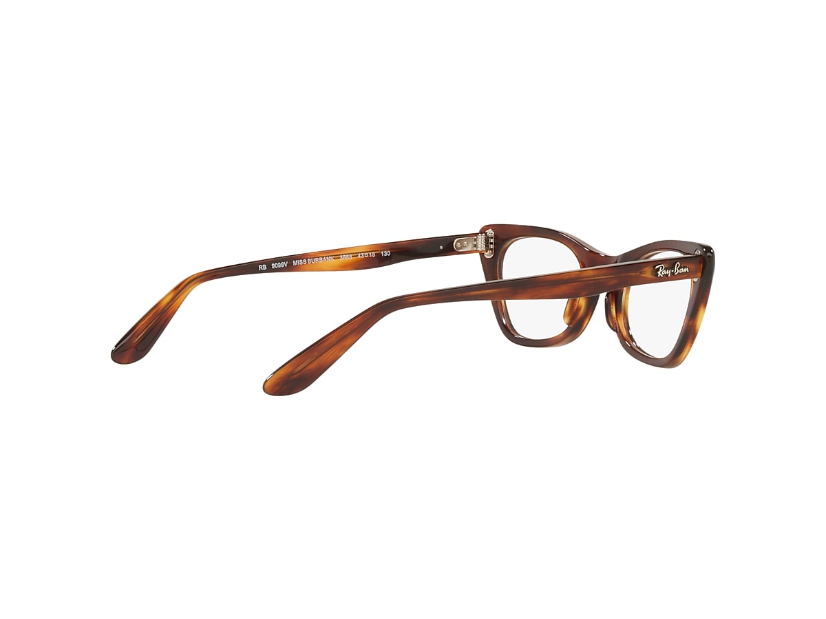 MISS BURBANK OPTICS KIDS Eyeglasses with Striped Havana Frame