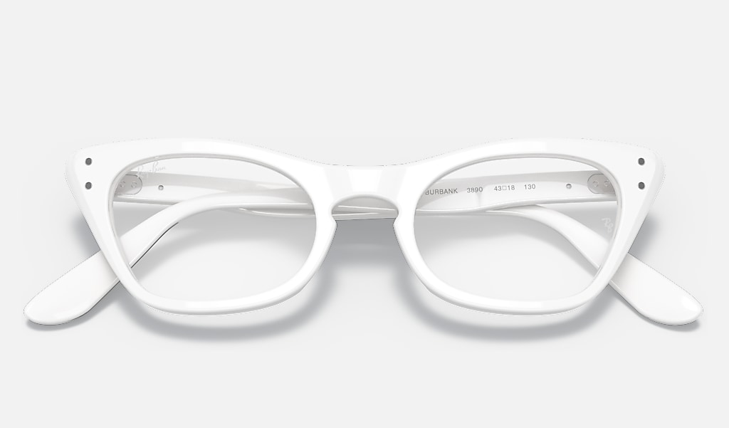 Miss Burbank Optics Kids Eyeglasses with White Frame | Ray-Ban®