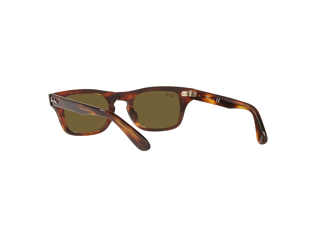 BURBANK KIDS Sunglasses in Striped Havana and Brown