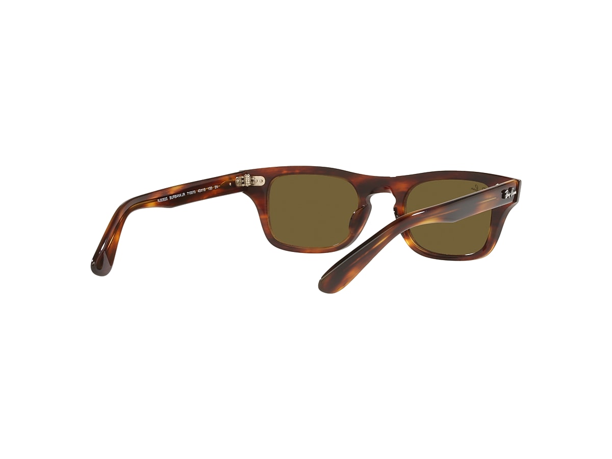 BURBANK KIDS Sunglasses in Striped Havana and Brown - RB9083S