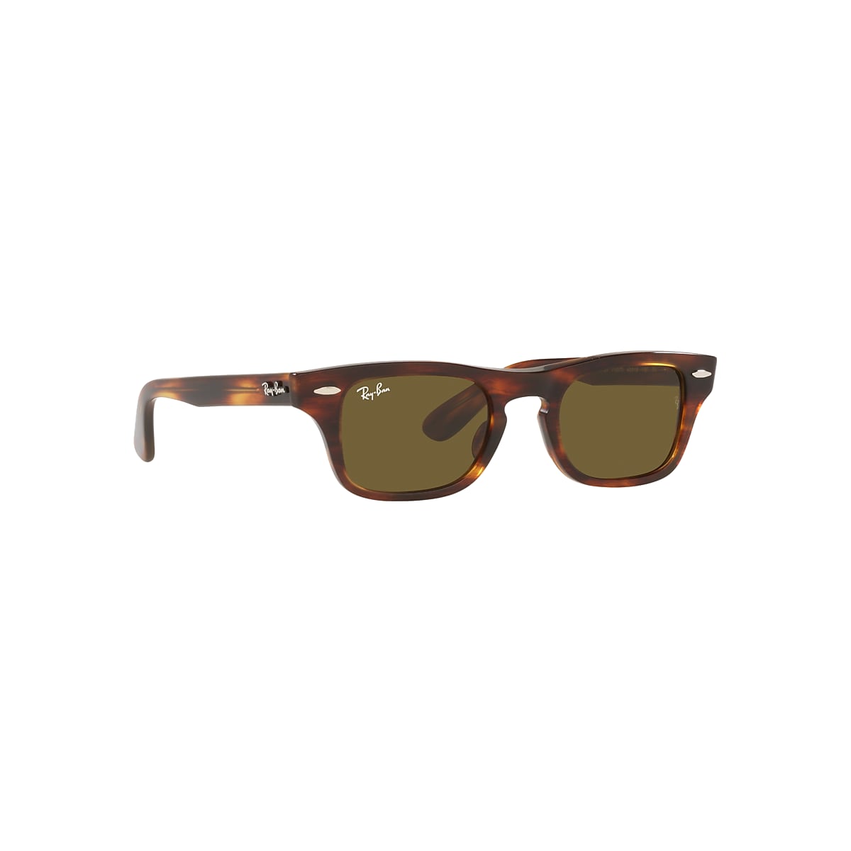 BURBANK KIDS Sunglasses in Striped Havana and Brown