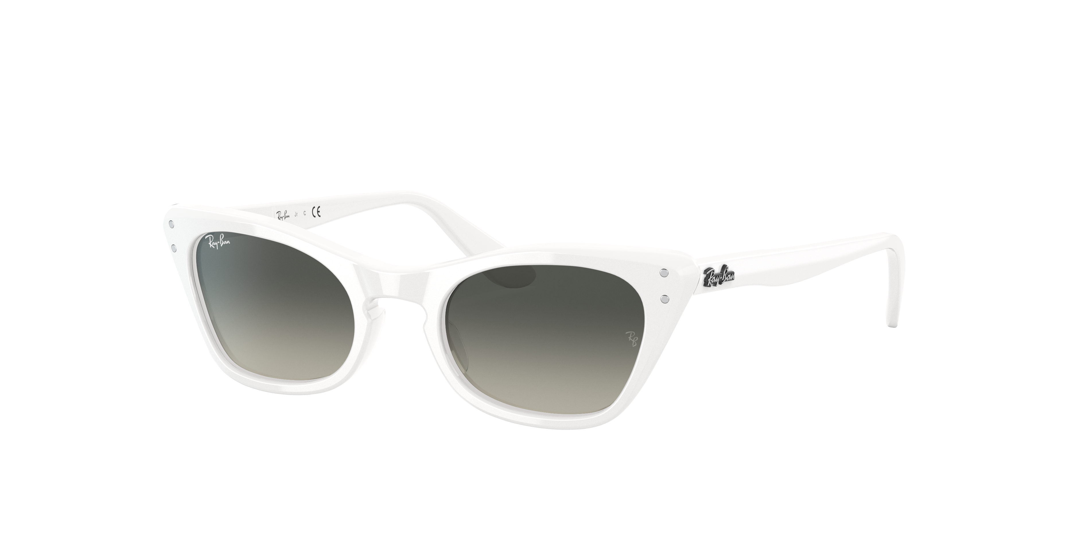 Miss Burbank Zonnebrillen in Wit en Grijs | Ray-Ban®