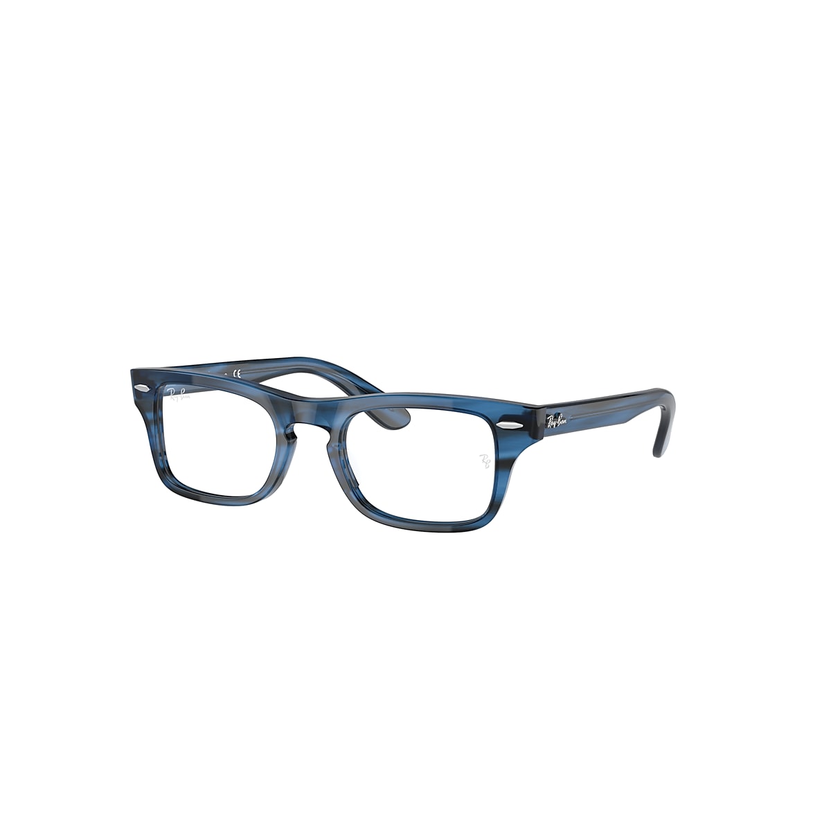 BURBANK OPTICS KIDS Eyeglasses with Striped Blue Frame