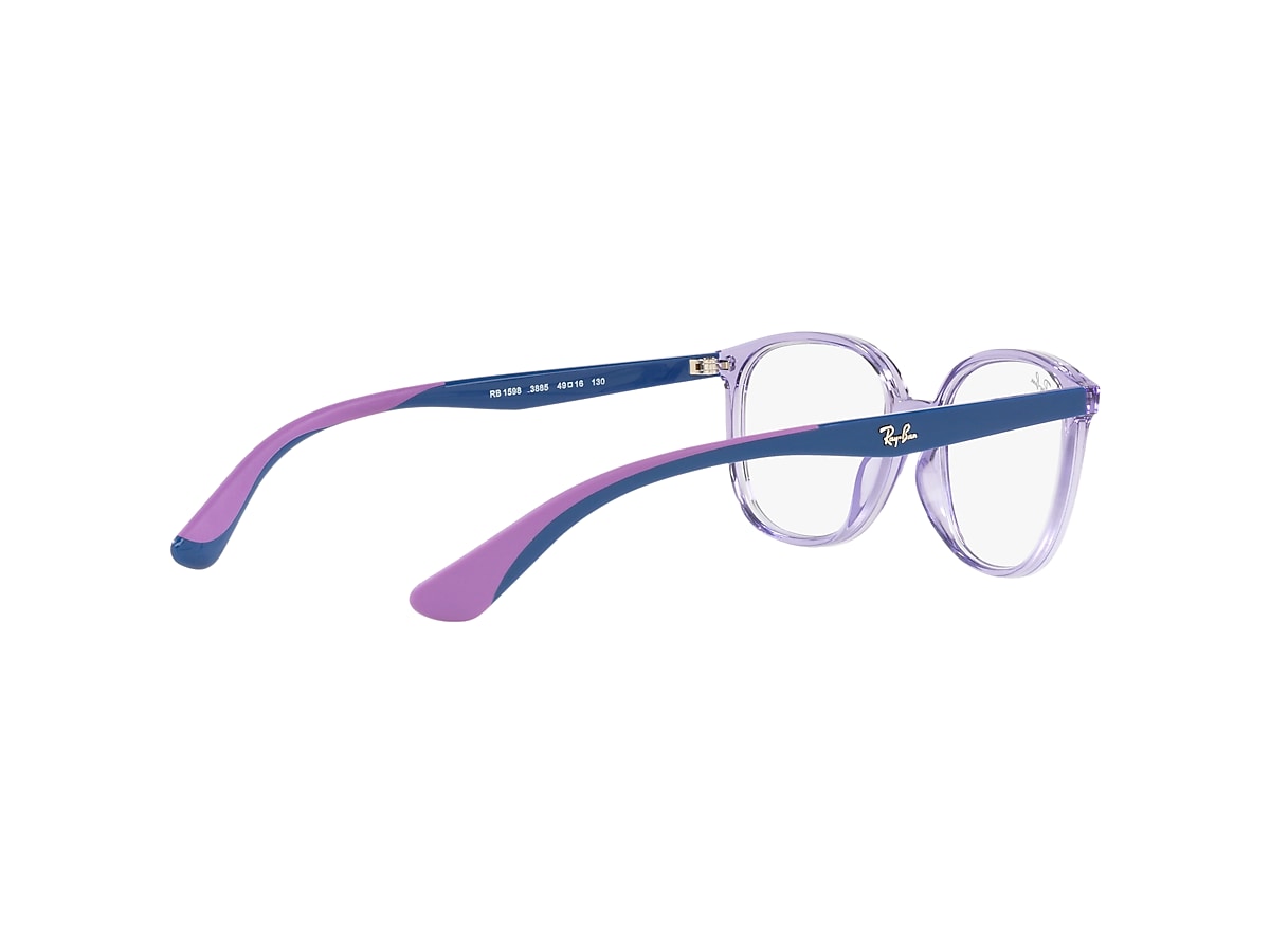 RB1598 OPTICS KIDS Eyeglasses with Transparent Violet Frame