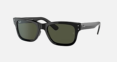 BURBANK Polarized Sunglasses in Black and G-15 Green Polarized (52