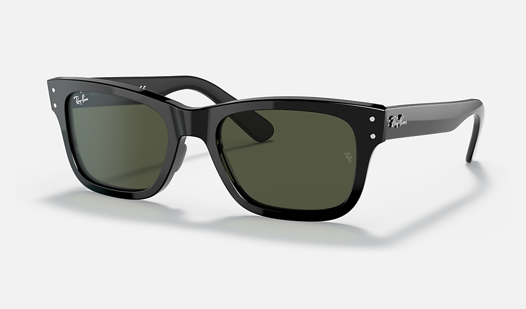Burbank Sunglasses in Black and Green | Ray-Ban®