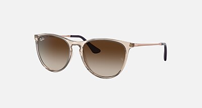 Amazon.co.jp: [Ray-Ban] サングラス Erika Metal ブラック/偏光