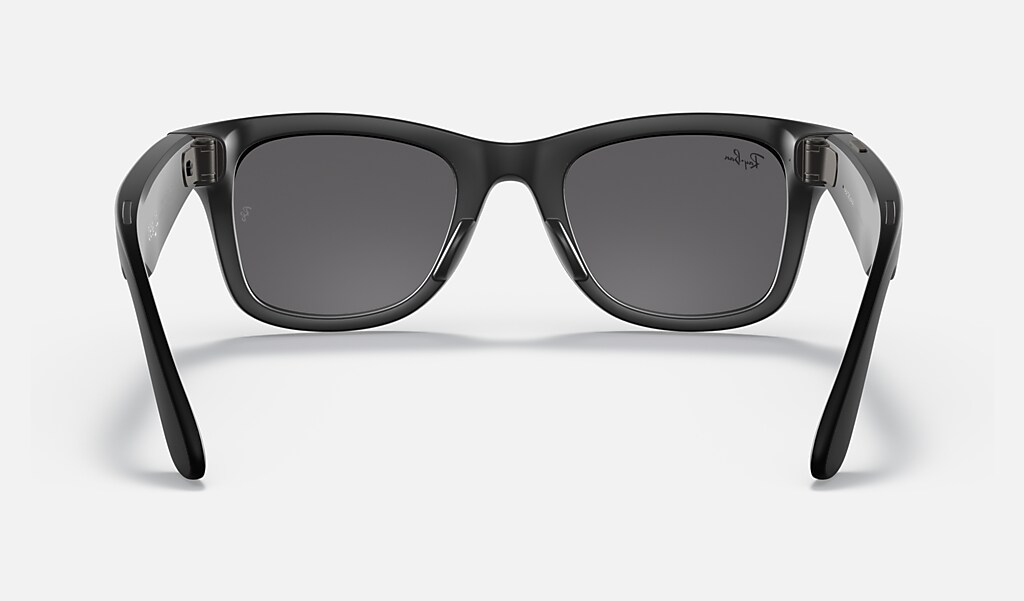 Ray-ban Stories | Wayfarer Sunglasses in Black and Dark Grey | Ray