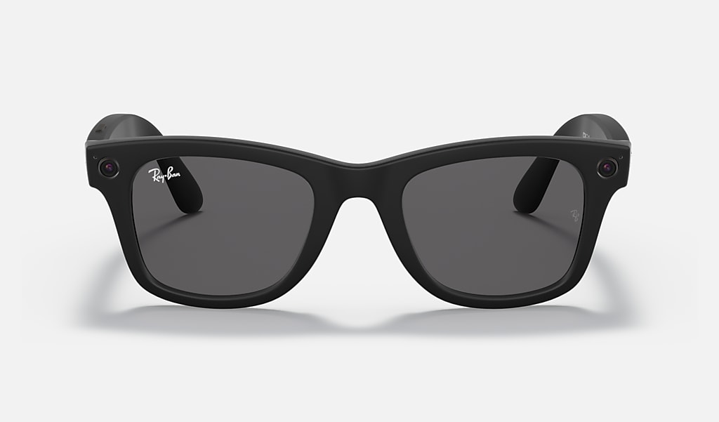 Ray-ban Stories | Wayfarer Sunglasses in Matte Black and Dark Grey | Ray-Ban ®