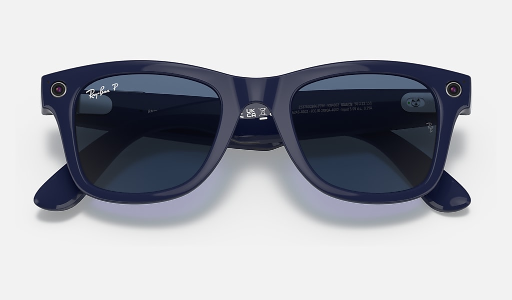 Ray-ban Stories | Wayfarer Sunglasses in Blue and Dark Blue | Ray-Ban®