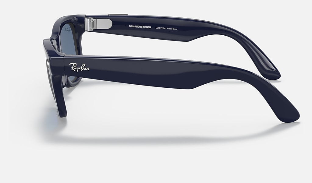 Infer text Remains Ray-ban Stories | Wayfarer Sunglasses in Blue and Dark Blue | Ray-Ban®