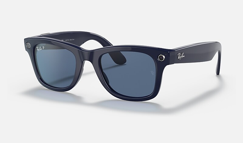 RAY-BAN STORIES | WAYFARER Sunglasses in Blue and Dark Blue