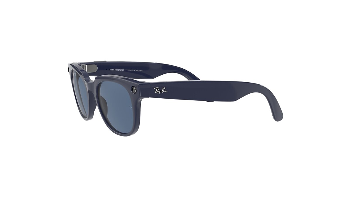 Ray-ban Stories | Meteor Sunglasses in Blue and Dark Blue | Ray-Ban®